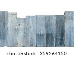 Image of Rusty corrugated metal isolate on white background with clipping path