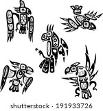 native indian shoshone tribal... | Shutterstock .eps vector #191933726