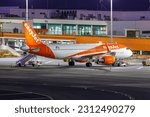 Small photo of Madeira, Portugal - September 12, 2022: EasyJet Airbus A320 airplane at Madeira Airport (FNC) in Portugal.