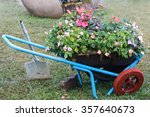 Gardening Cart With Flower Pot...