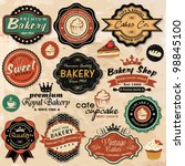 collection of vintage retro... | Shutterstock .eps vector #98845100