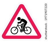 road sign  watch out for... | Shutterstock .eps vector #1971907220
