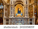 Small photo of Florence, Italy - 05 27 2018: The Tabernacle by Andrea Orgagna of Orsanmichele
