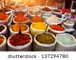 Indian Colored Spices At Anjuna ...
