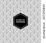 seamless abstract monochrome... | Shutterstock .eps vector #337292843