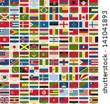 vector of national flags symbol ... | Shutterstock .eps vector #141041893