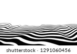black and white mobious wave... | Shutterstock .eps vector #1291060456