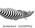 black and white stripe... | Shutterstock .eps vector #1312399916