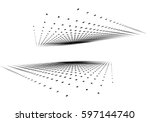 dot halftone. dotted design... | Shutterstock .eps vector #597144740
