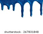 Dripping Blue Paint Free Stock Photo - Public Domain Pictures