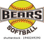 Bears Softball Graphic Is A...
