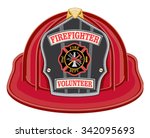 Firefighter Volunteer Red...