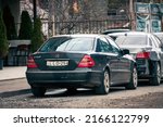 Small photo of Batumi. Georgia - March 19, 2021: Mercedes on the streets of Batum