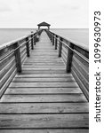 Closeup Of Fishing Pier With...