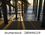 Fishing Pier Pillars And...