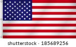 american flag | Shutterstock .eps vector #185689256