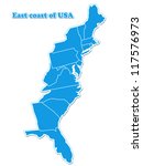 Usa East Coast Map
