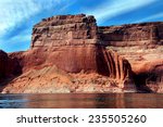 Red Sandstone Cliff Reaches For ...