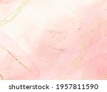 abstract dusty pink liquid... | Shutterstock .eps vector #1957811590