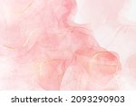 rose pink liquid watercolor... | Shutterstock .eps vector #2093290903