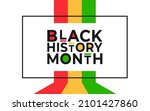 black history month banner.... | Shutterstock .eps vector #2101427860
