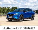 Small photo of Istanbul, Turkey- July 20 2022: Nissan Qashqai is a compact crossover SUV produced by the Japanese car manufacturer Nissan.