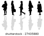 group of businesswomen | Shutterstock . vector #27435880