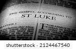 Small photo of Bible New Testament Christian Teachings Gospel St Luke Saint