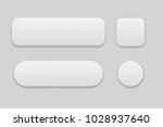 white set of buttons on gray... | Shutterstock .eps vector #1028937640
