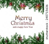 christmas background  | Shutterstock . vector #240715636