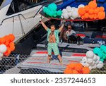 Small photo of Monte Carlo, Monaco - May 27, 2023: Professional mixed martial arts MMA champion Conor McGregor at a party on a luxury yacht in the marina