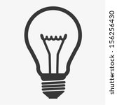 bulb icon | Shutterstock .eps vector #156256430