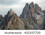 High mountain cliffs in the...
