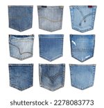 Collection of jeans pockets....