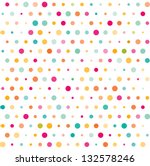 Colorful Dotted Seamless Pattern