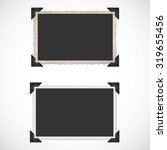 blank old photo frames and... | Shutterstock .eps vector #319655456