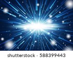 space warp. time travel concept. | Shutterstock .eps vector #588399443