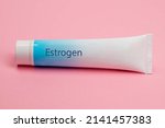 Small photo of Estrogen hormonal therapy for women in the form of a cream or gel