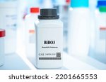 Small photo of BiBO3 bismuth(III) orthoborate CAS 14059-35-9 chemical substance in white plastic laboratory packaging