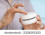 Small photo of Hydroquinone: A skin-lightening cream used to treat hyperpigmentation, melasma, and dark spots by inhibiting melanin production.
