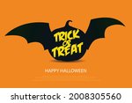 happy halloween trick or treat... | Shutterstock .eps vector #2008305560