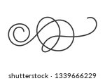 hand drawn monoline calligraphy ... | Shutterstock .eps vector #1339666229