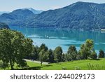 Moon Lake in Austria, Europe.