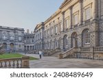 Small photo of Edinburgh, UK-26.11.2022: The classical stone campus of the University of Edinburgh`s Old College is located on a quadrangle that dates from the mid-1700s in Scotland, UK