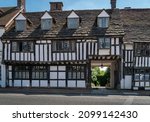 Small photo of Tudor timber framed building in the town of East Grinstead, West Sussex