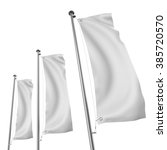blank three vertical realistic... | Shutterstock . vector #385720570