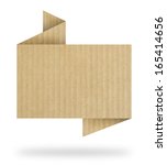 Paper speech bubble isolated on ...