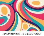 creative geometric colorful... | Shutterstock .eps vector #1011137200