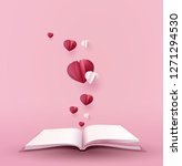 concept of love and valentine... | Shutterstock .eps vector #1271294530