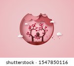 illustration of valentine day ... | Shutterstock .eps vector #1547850116